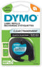 Dymo S0721530 - Printerlabel - Zwart op transparant - LetraTag 100T/100H