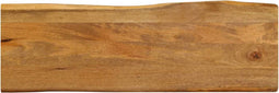vidaXL - Tafelblad - met - natuurlijke - rand - 120x40x2,5 - cm - massief - mangohout