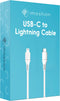 imoshion Kabel - Geschikt voor Lightning naar USB C - 2 meter - Oplader Kabel geschikt voor Apple iPhone 11/12/13/14 - Wit