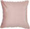 PURSLANE - Set van 2 kussens - Pastelroze - 43 x 43 cm - Nepbont