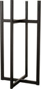 J-Line voet voor bloempot/mand - metaal - zwart - medium - 83 cm hoog