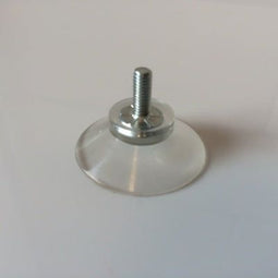 Klika - Zuignap 30mm met draad M4 x 10mm lengte - 2 stuks