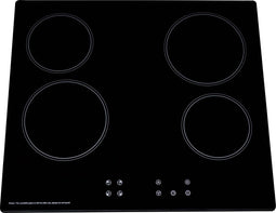 Exquisit EKC601-2.2 - Keramische kookplaat - 4 kookzones - Zwart