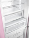 SMEG FAB32RPK5 - Koel/vriescombinatie - NoFrost - Jaren '50 - Roze
