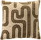 Dutch Decor NIMA - Sierkussen 45x45 cm - Mayfly - groen en beige - Inclusief binnenkussen