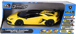 Radiografisch bestuurbare auto lamborghini 1:14 2.4g aventador geel.
