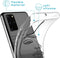 iMoshion Hoesje Geschikt voor Samsung Galaxy S20 Plus Hoesje Siliconen - iMoshion Design hoesje - Transparant / Zwart / Line Art Woman Black