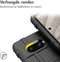 imoshion Hoesje Geschikt voor Google Pixel 7a Hoesje Siliconen - imoshion Rugged Shield Backcover - Zwart