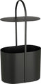 Mica Decorations Bijzettafel - Tijdschriftenhouder - L35 x B24 x H69 cm - Zwart