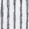 vidaXL - Vliegengordijn - 56x200 - cm - chenille - grijs - en - wit