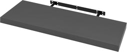 WOLTU RG9370dgr - Zwevende Wandplank - MDF Donkergrijs - 90 x 22,9 x 3,8 cm