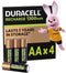 Duracell HR6-B - Oplaadbare AA-batterijen 1300 mAh - Tot 2000 keer opladen - Oranje (4 stuks)
