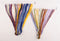 Thea Gouverneur - Borduurpakket met telpatroon - 435A - Voorgesorteerde DMC Garens - Viooltjes - Aida - 34 cm x 34 cm - DIY Kit