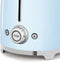 Smeg TSF02PBEU - Broodrooster - 1500W 2 sleuven 6 bruining-niveaus - Pastelblauw