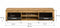 Furnilux Jam - Lowboard - 40x160x37cm - Grijs Eiken