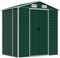 vidaXL - Tuinschuur - 191x130x198 - cm - gegalvaniseerd - staal - groen