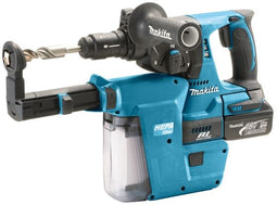 Makita DHR243RFJV - Klopboor - 18V 3,0 Ah accu's - Stofafzuiging