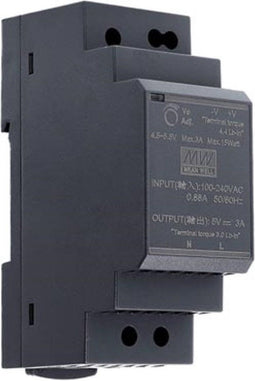 Mean Well HDR-30-5 DIN-rail netvoeding 5 V/DC 3 A 15 W Aantal uitgangen: 1 x Inhoud: 1 stuk(s)