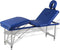 vidaXL - Massagetafel - inklapbaar - met - aluminium - frame - (vier - delen - / - blauw)