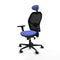 Jorquera Piqueras y Crespo 3D036N1 - Bureaustoel met hoofdsteun - Verstelbare hoogte ademend - Licht Blauw