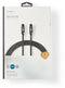 Nedis CATB25000GY10 - Optische audiokabel - 192kHz/24bit - Grijs