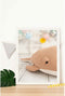 Schilderij Crochetts Multicolour 33 x 43 x 2 cm Walvis