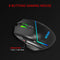 Gaming toetsenbord en muis met een hand, combo met RGB-achtergrondlicht, ergonomisch mini-toetsenbor