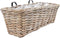 Kubu Rotan Hangende Plantenbak - 60x20x23 cm - Natuurlijk Afgewerkt - Donkerbruin