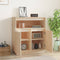 vidaXL - Dressoir - 70x34x80 - cm - massief - grenenhout