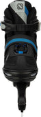 Nijdam Blue Blaze - 2-in-1 Combo Skeelers - Verstelbaar 33-36 - Zwart/Blauw