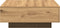 vidaXL - Salontafel - Artisan - Eiken - 80x80x31 - cm - Massief - Hout