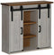 vidaXL - Hangkast - HALDEN - 2 - schuifdeuren - 75x22,5x70 - cm - grenenhout - wit