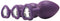 Dream Toys Buttplug FLIRTS ANAL TRAINING KIT GEM STONE Paars