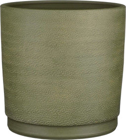 Mica Decorations Lisboa Bloempot - 32x32x31 cm - Terracotta - Groen