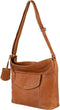 Burkely Just Jackie - Schoudertas Leer - Middenformaat - Cognac