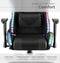 tectake® Tartaros - Gamingstoel - Massagefunctie LED-verlichting - Zwart