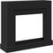vidaXL - Haardombouw - 100x30x87,5 - cm - bewerkt - hout - zwart