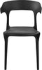 Beliani GUBBIO - Stoel set van 8 - Zwart - Kunststof