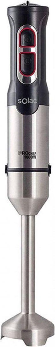 Solac BA5604 blender 0,6 l Staafmixer Zwart, Roestvrijstaal 1000 W