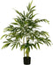 Mica Decorations Kunstplant Bamboe - 50x50x107 cm - Polypropyleen - Groen