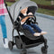 Coast Opvouwbare Kinderwagen - Omkeerbare Zitting - 94 x 51 x 102 cm - Zwart/Grijs