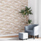 vidaXL - Vliesbehang - 3D - baksteenpatroon - 10x0,53 - m - bruin