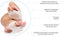 Gel Voorvoetbandage Gevoerd mt. 40-44 - 4 paar - 4 x Rechts en 4 x Links - Elastische tricot - Ontlasting bij hoge hakken - Pijnverlichting en Drukontlasting bij Spreidvoet, Balpijn, voorkomt Eeltvorming en Kippenogen in de Voorvoet