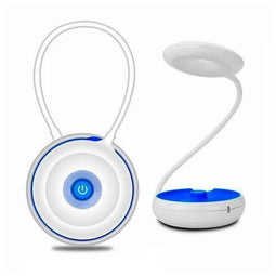 USB LED multifunctionele flexibele draagbare bureaulamp (wit/blauw)