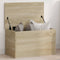 vidaXL - Opbergbox - 60x35x35 - cm - bewerkt - hout - sonoma - eikenkleurig
