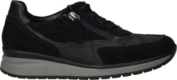 Gabor Sneakers - Suède met leren voering - Zwart