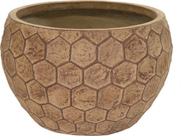Yara Bowl Low Sand D42.5H27 cm bloempot