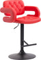 Barkruk Moelv Kunstleer Z, Rood