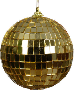Kerstballen foam d10 cm goud