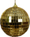 Kerstballen foam d10 cm goud